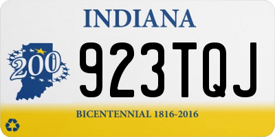 IN license plate 923TQJ
