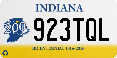 IN license plate 923TQL