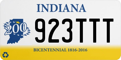IN license plate 923TTT