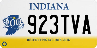 IN license plate 923TVA