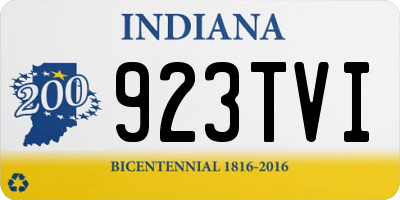 IN license plate 923TVI