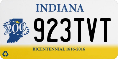 IN license plate 923TVT