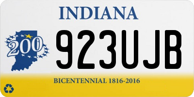 IN license plate 923UJB