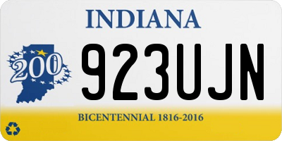 IN license plate 923UJN