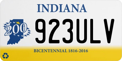 IN license plate 923ULV