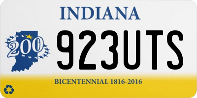 IN license plate 923UTS