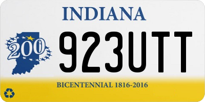 IN license plate 923UTT