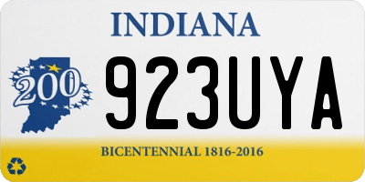IN license plate 923UYA