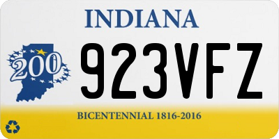 IN license plate 923VFZ
