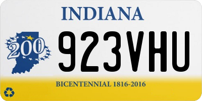 IN license plate 923VHU