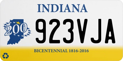 IN license plate 923VJA