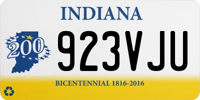 IN license plate 923VJU