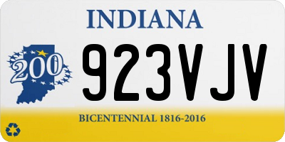 IN license plate 923VJV