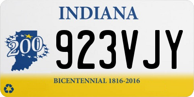 IN license plate 923VJY