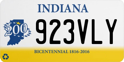 IN license plate 923VLY