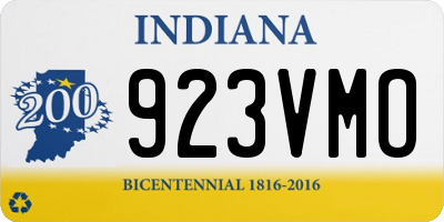IN license plate 923VMO