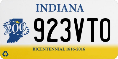 IN license plate 923VTO
