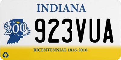 IN license plate 923VUA