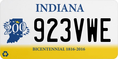 IN license plate 923VWE