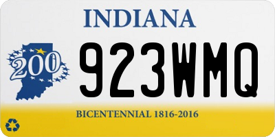 IN license plate 923WMQ
