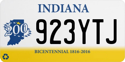 IN license plate 923YTJ