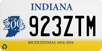IN license plate 923ZTM