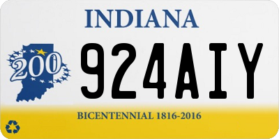IN license plate 924AIY