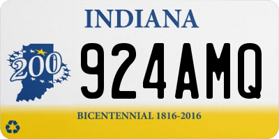IN license plate 924AMQ