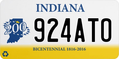 IN license plate 924ATO