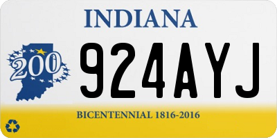 IN license plate 924AYJ