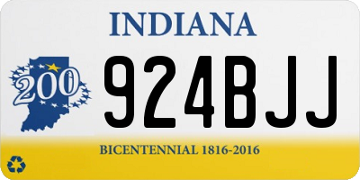 IN license plate 924BJJ