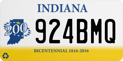 IN license plate 924BMQ