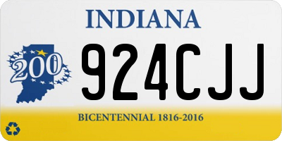 IN license plate 924CJJ