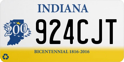 IN license plate 924CJT