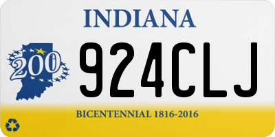 IN license plate 924CLJ