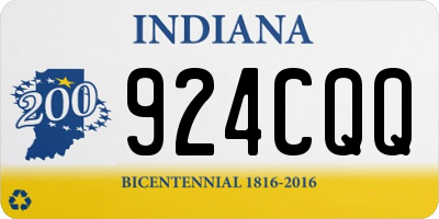 IN license plate 924CQQ