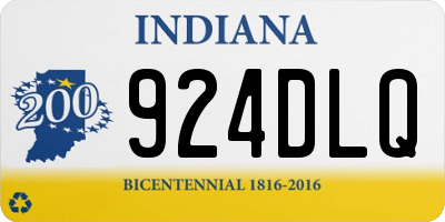 IN license plate 924DLQ