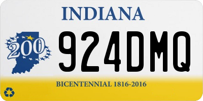 IN license plate 924DMQ