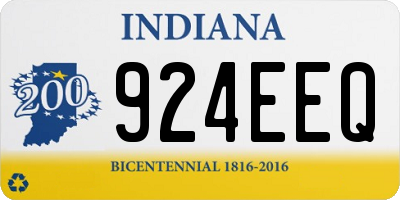IN license plate 924EEQ