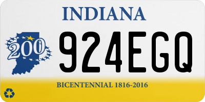 IN license plate 924EGQ