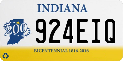 IN license plate 924EIQ