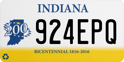 IN license plate 924EPQ