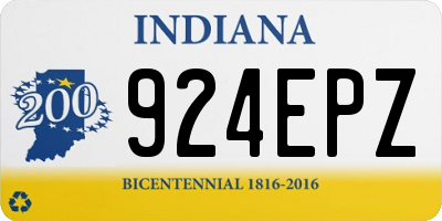 IN license plate 924EPZ