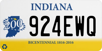 IN license plate 924EWQ