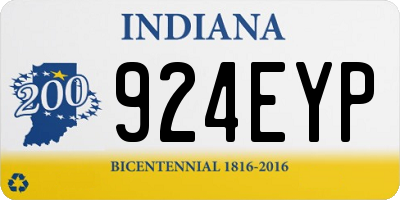 IN license plate 924EYP