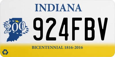 IN license plate 924FBV