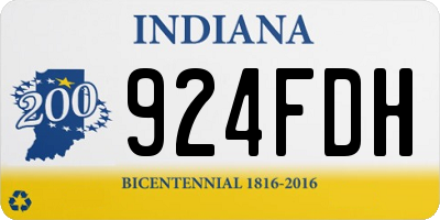 IN license plate 924FDH