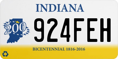 IN license plate 924FEH