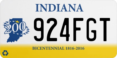IN license plate 924FGT