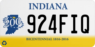 IN license plate 924FIQ